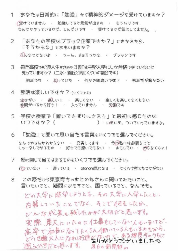 自称進学校のあるある 勉強しんどい悩み 落ちこぼれ ついていけない声